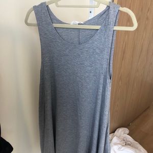 Gray Tank Top Shift Dress